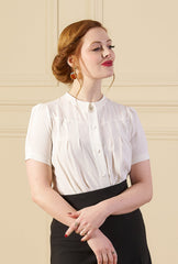 1930s Bonnie Blouse - Ivory
