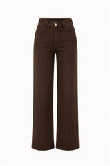 Lucy Straight Leg Jeans Chocolate