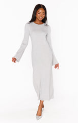 City Dress ~ Silver Shimmer Knit