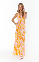 Marisol Maxi Dress ~ Caribbean Cocktail