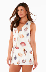 Vicky Vest Top ~ Shell Linen