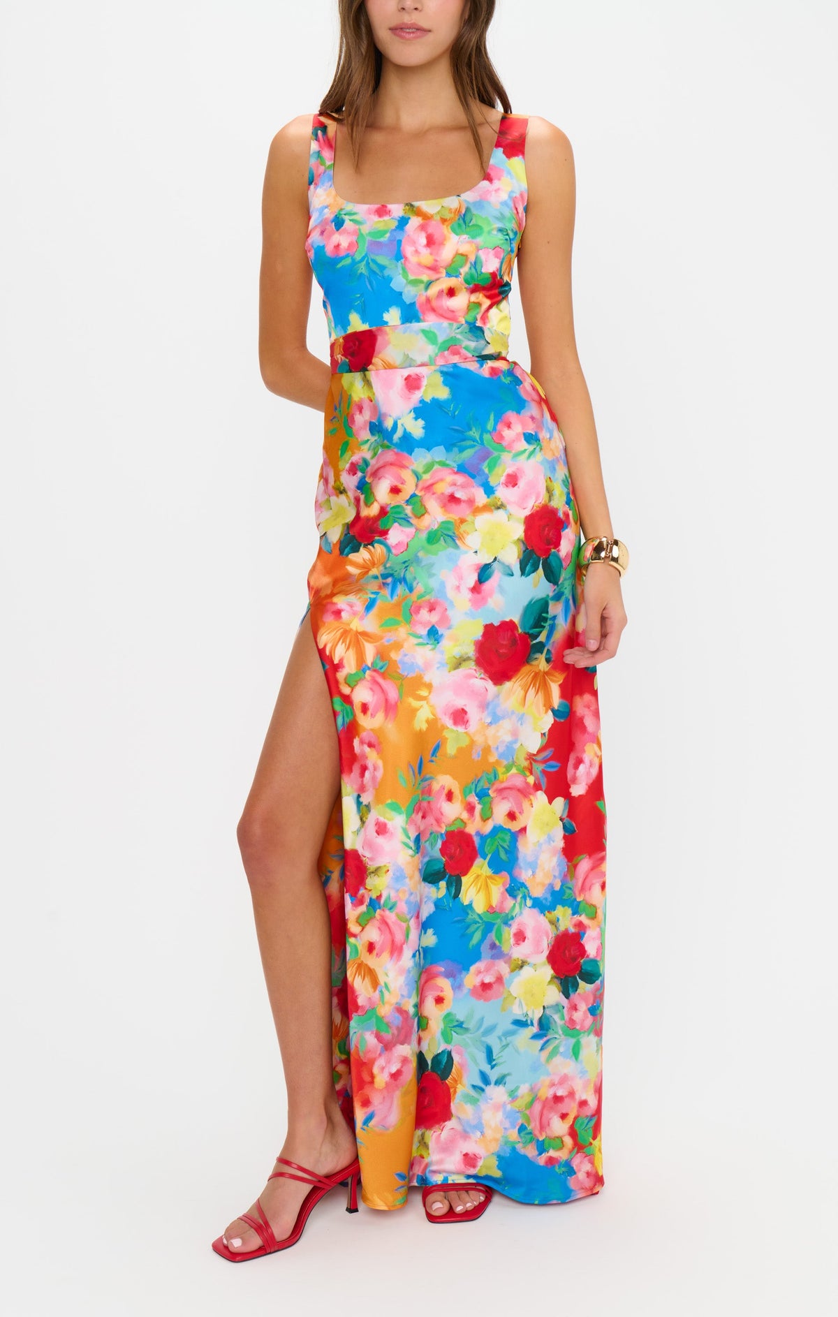 Lana Maxi Dress ~ Sunset Garden Gala