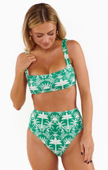 Sail Bottom ~ Tiki Palms Contour Scrunch