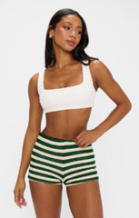 Ziggy Shorts ~ Lucky Stripe Knit