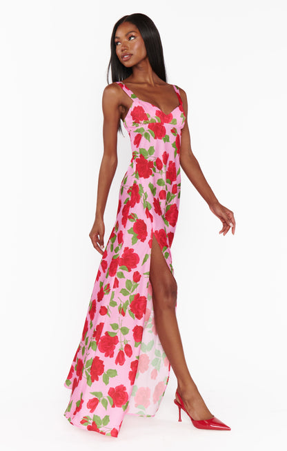 Maude Maxi Dress ~ Heart Throb Floral
