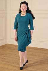 1940s O'Hara Cocktail Dress - Pacific