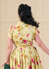 1950s Merle Blouse - Rose Garden