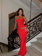 Catala Skirt Red