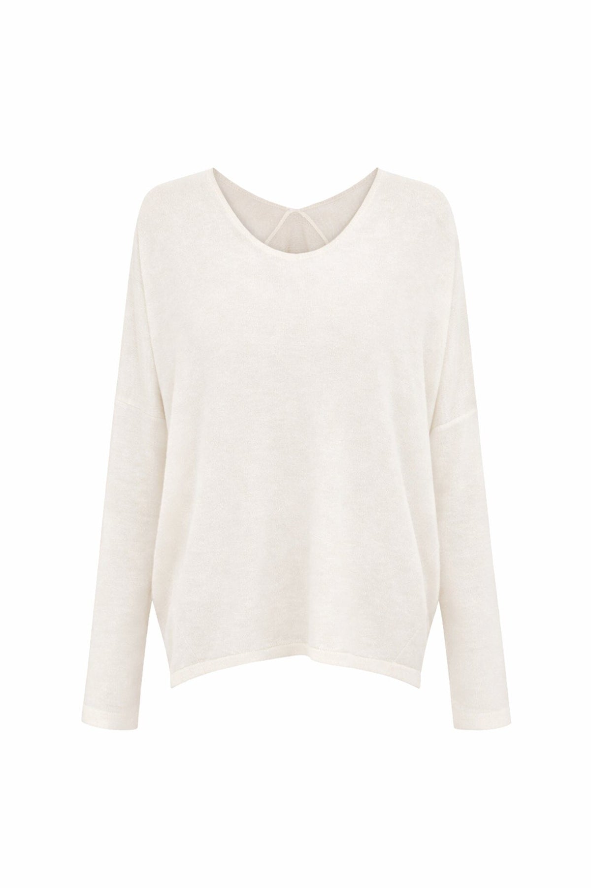 Sadie Fine Knit Jumper Ivory