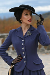 1950s Renee Jacket - Steel