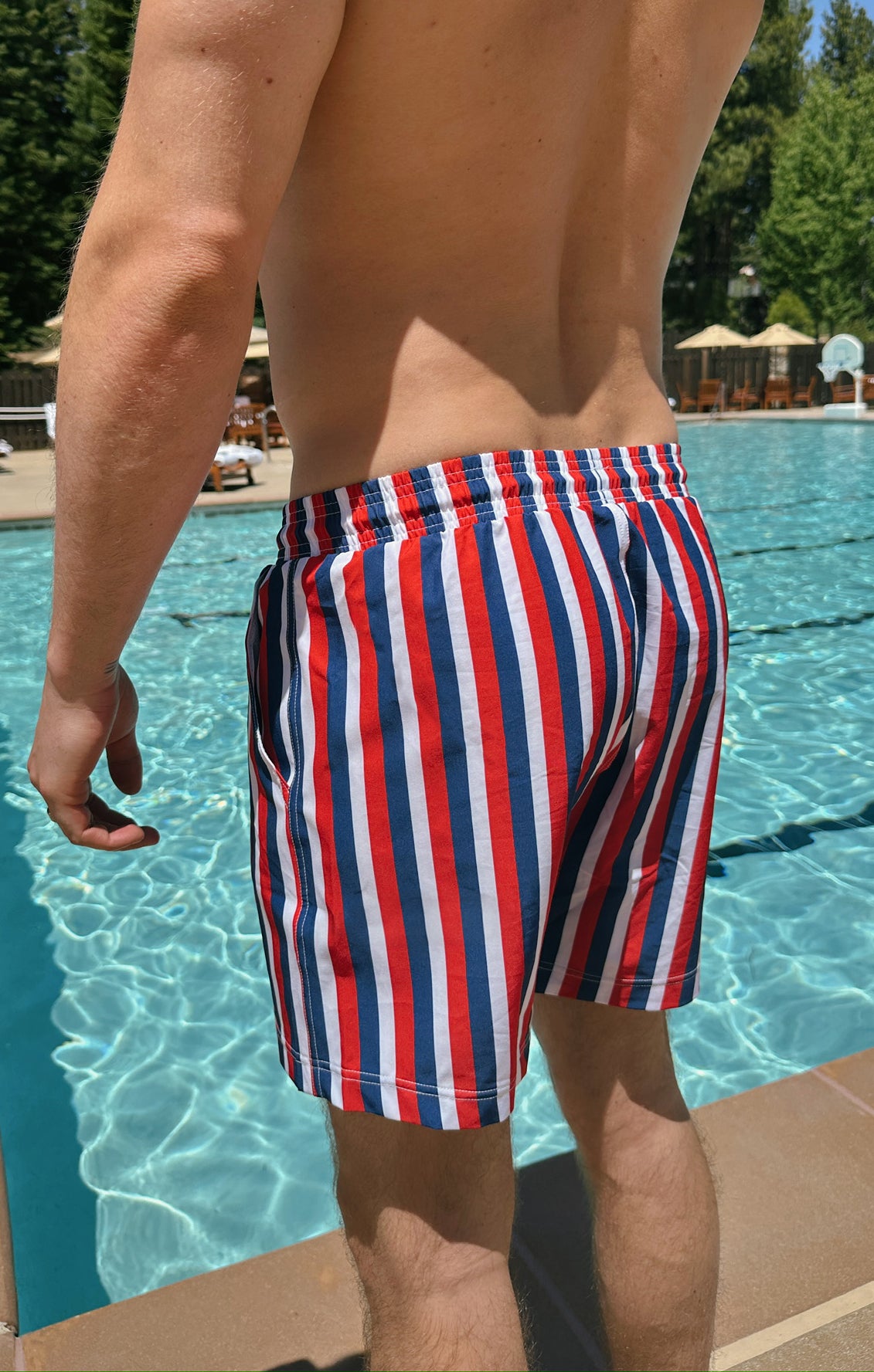 Man Mu Trunks ~ Americana Stripe
