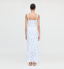 The Anjuli Nap Dress - Blue Botanical