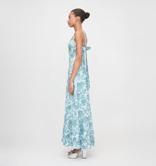 The Briony Dress - Ikat Garden Rose