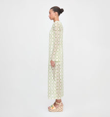 The Eliza Dress - Green Dahlia Lace