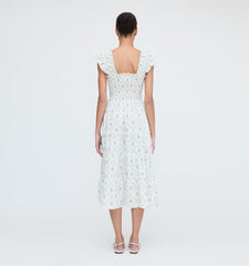 The Ellie Nap Dress - Pastel Trellis