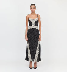 The Francesca Dress - Black Polka Dot