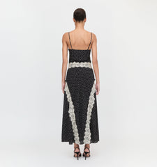 The Francesca Dress - Black Polka Dot