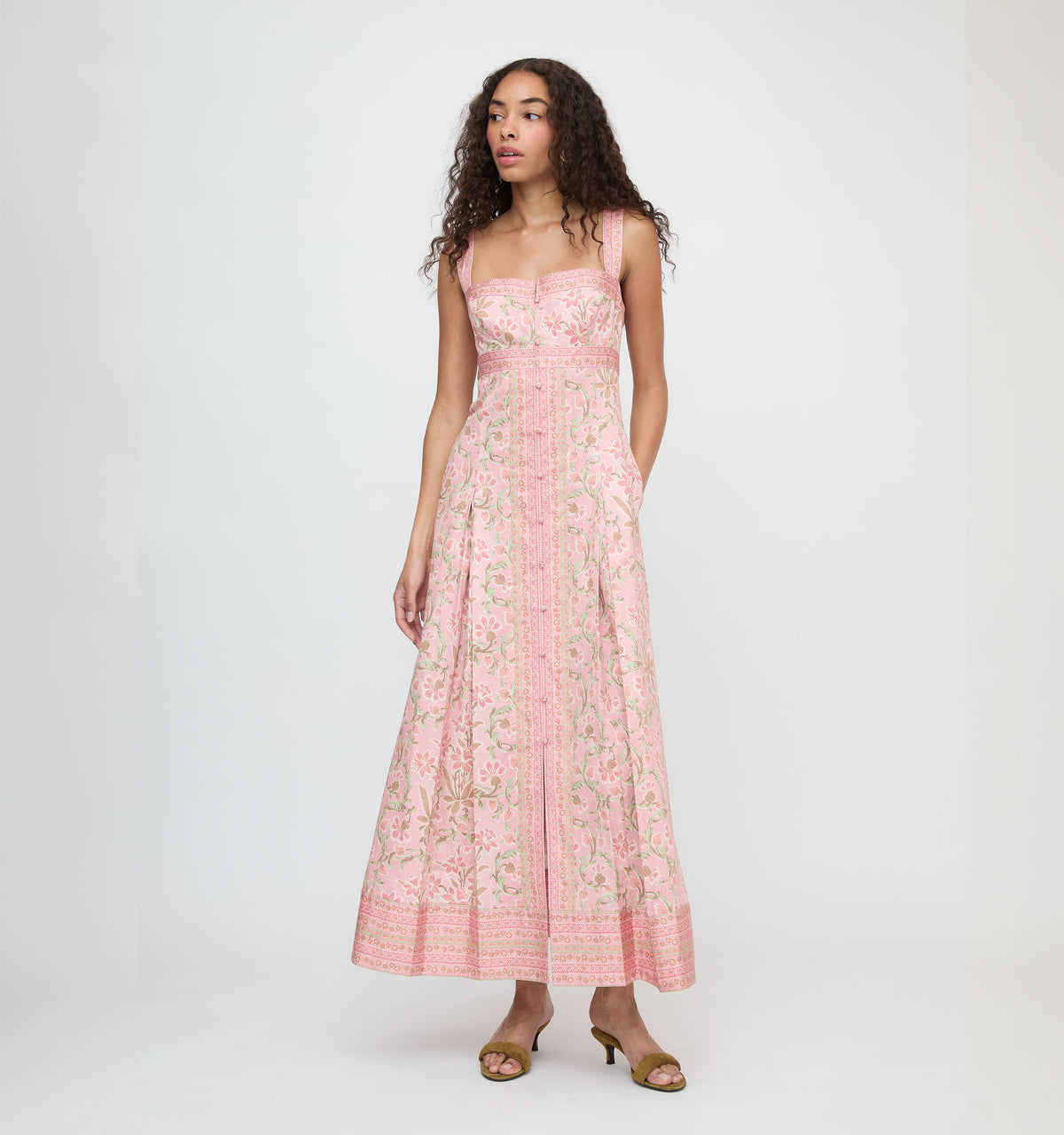 The Hope Dress - Daffodil Brocade