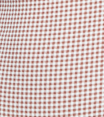 The Tao Bikini Set - Cognac Gingham