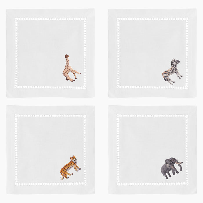 African Animals Mixed Cocktail Set