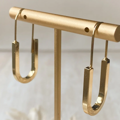 Agaveh Girl - Gold Minimalist Hoop Earrings