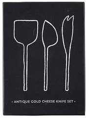 Antique Gold Cheese Knives