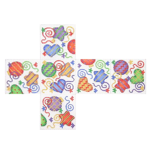 BB 2227 - 3-D Package - Stars, Hearts & Ornaments