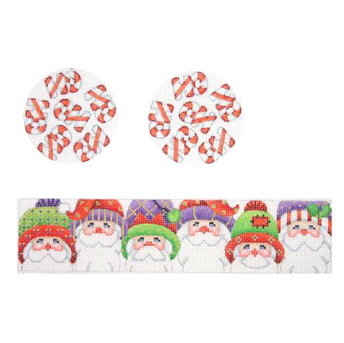 BB 2234 - 3-D Package - Santa Faces