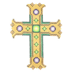 BB 2750 - Cross - Green & Gold