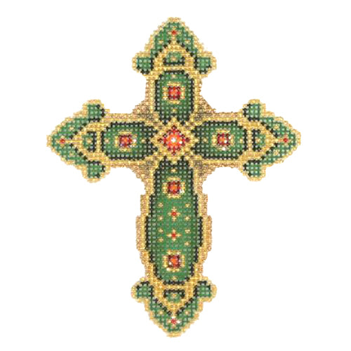 BB 2753 - Cross - Green & Gold