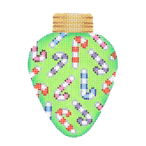 BB 2818 - Christmas Light - Green with Candy Canes