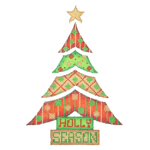BB 2903 - Patterned Tree - Holly, Season
