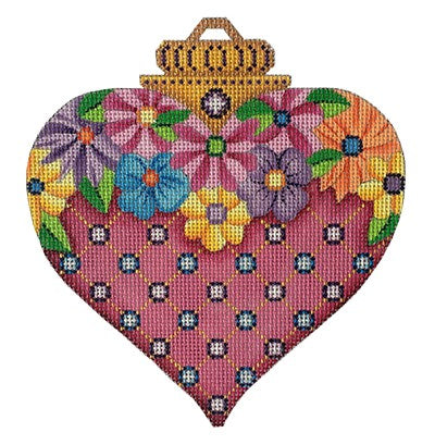 BB 2969 - Pink Floral Heart