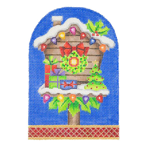 BB 3171 - Packages & Wreath Birdhouse