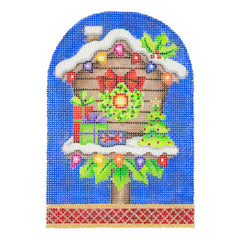BB 3171 - Packages & Wreath Birdhouse