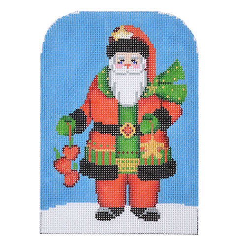 BB 3204 Santa Set #2 - Santa Holding Apples