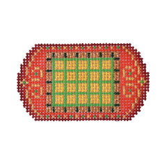 BB 3215 Santa Set #5 - Sleigh Checkered Pattern