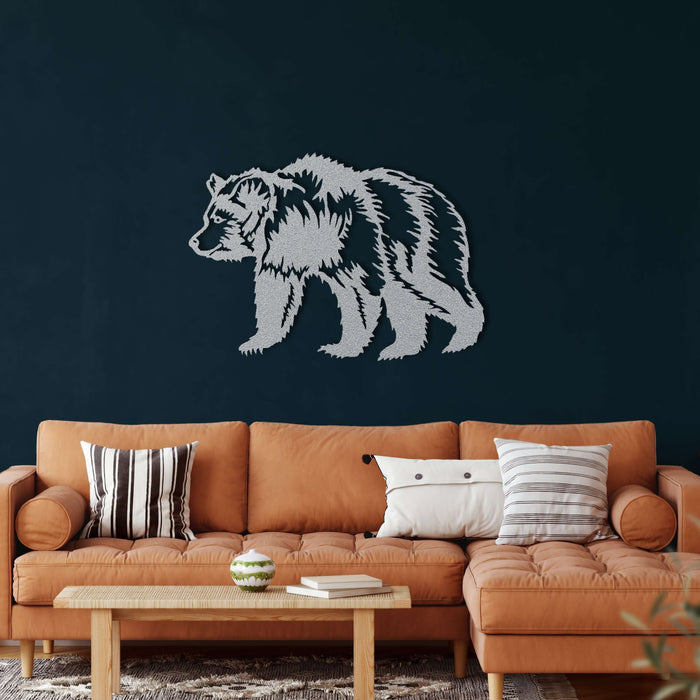 Bear Metal Wall Art - Decor available at Dekadron for $74.90
