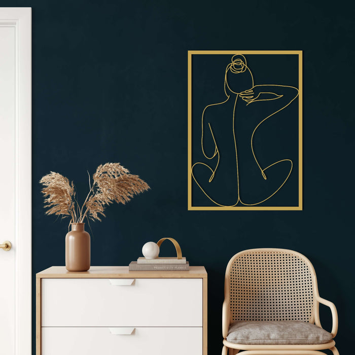 Beauty Metal Wall Art - Decor available at Dekadron for $74.90
