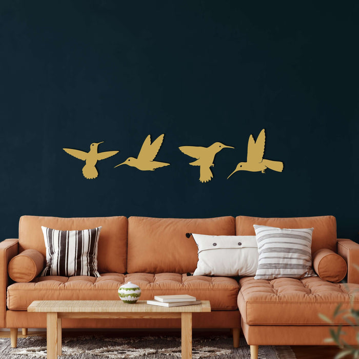 Bee Birds Metal Wall Art - Decor available at Dekadron for $59.90