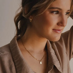 Believe In Miracle Mini Tag Necklace