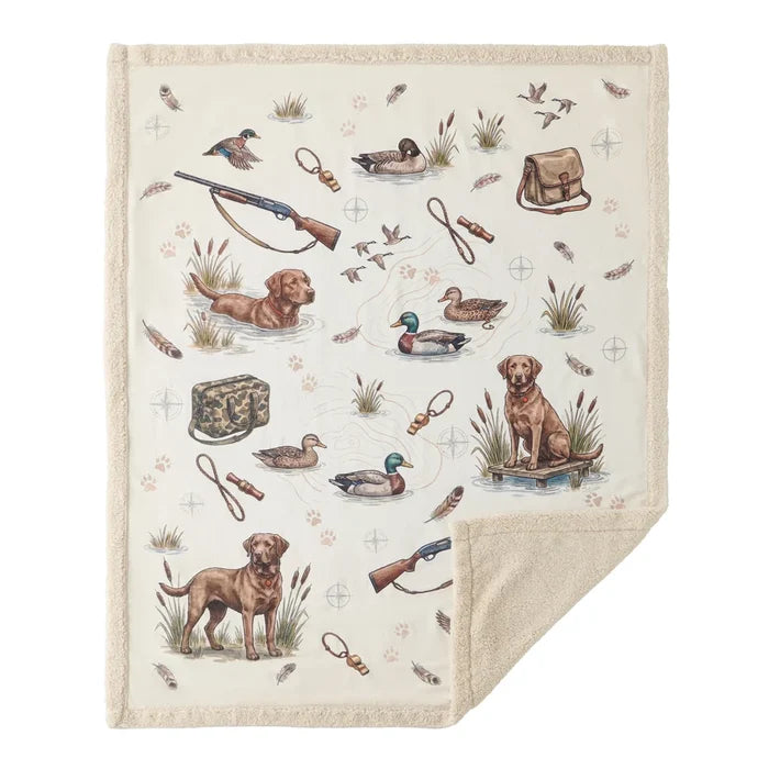 Campfire Sherpa Throw