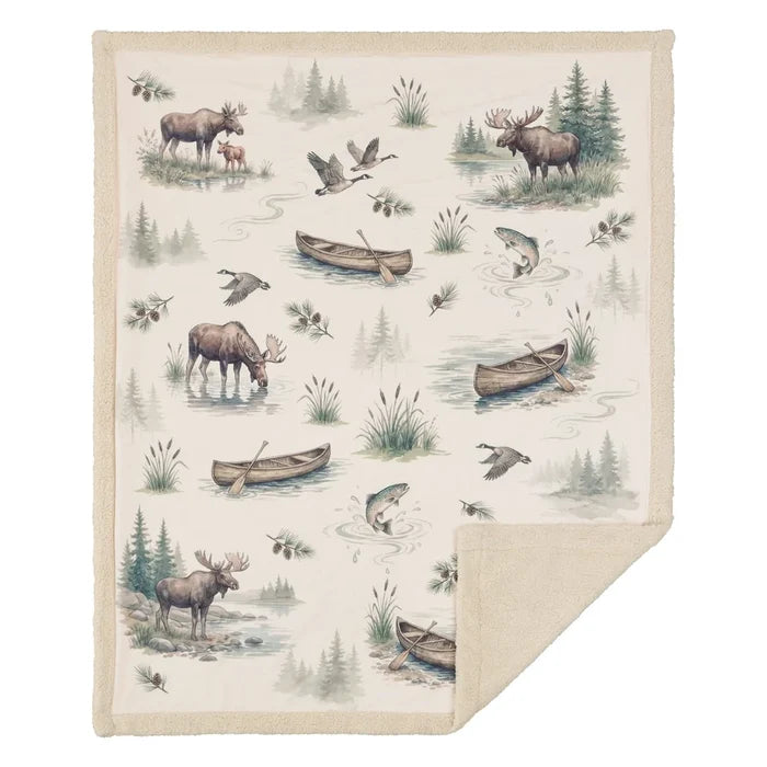Campfire Sherpa Throw