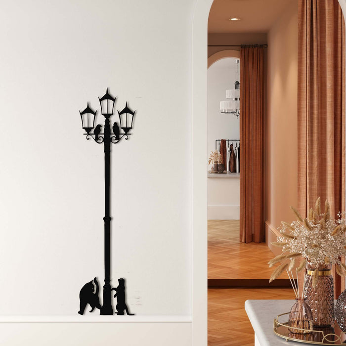 Cats and Birds Metal Wall Art - Decor available at Dekadron for $79.90