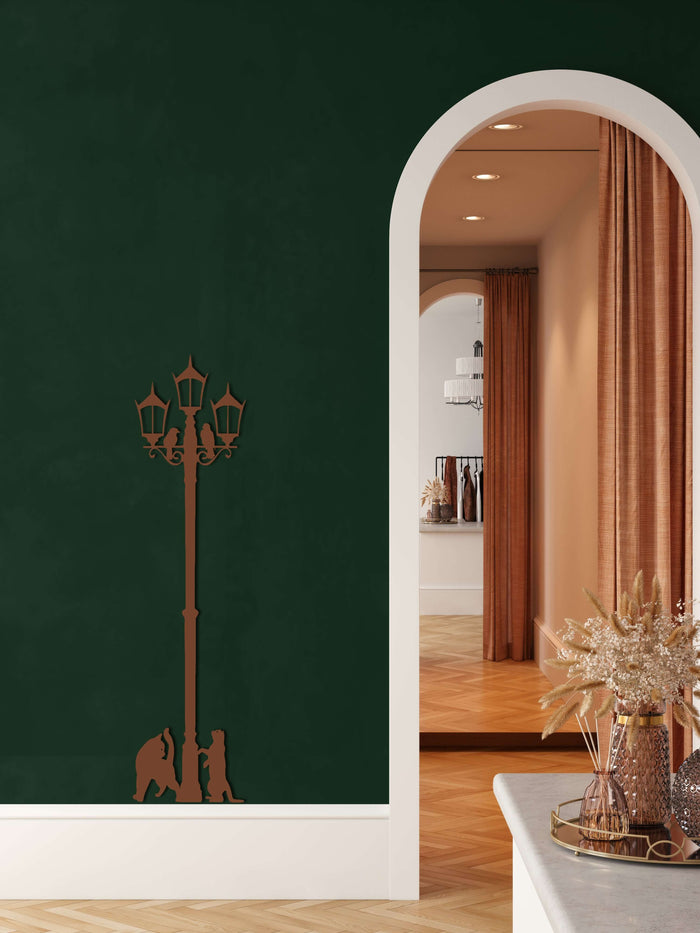 Cats and Birds Metal Wall Art - Decor available at Dekadron for $89.90