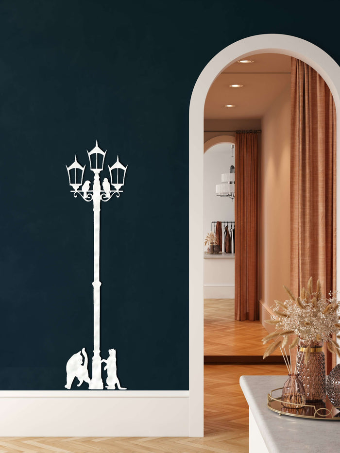 Cats and Birds Metal Wall Art - Decor available at Dekadron for $89.90