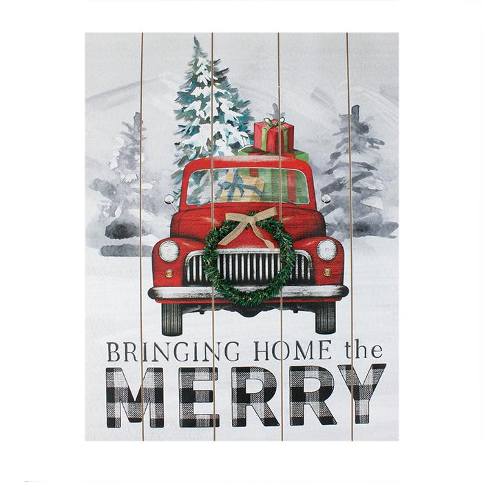 Christmas - Truck Sign