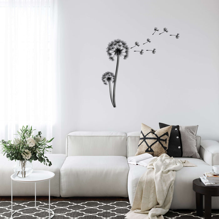 Dandelion Metal Wall Art - Decor available at Dekadron for $99.90