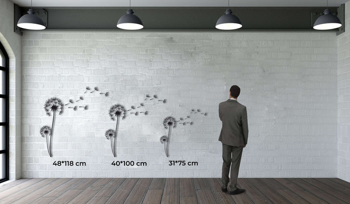 Dandelion Metal Wall Art - Decor available at Dekadron for $99.90