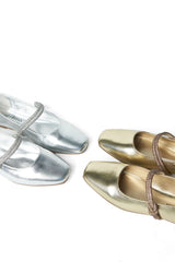 Elara Ballet Flats Gold